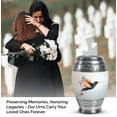 thumbnail image 4 of JAGASY Hummingbird Urns for Brother - White Small Urn for Ashes Adult Male - Little Urn for Ashes for Women - Keepsake Cremation Urns for Sister - (3 Inch), 4 of 7
