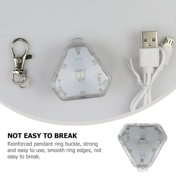 OULII 1 Set of Dog Lights for Night Walking with Metal White for Pets