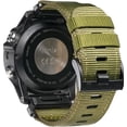 thumbnail image 1 of 22 26mm Nylon Military Strap For GARMIN FENIX7 7X PRO 6 6X Soft Durable Strap Body For 965 Instinct Replacement Army Green, 1 of 5