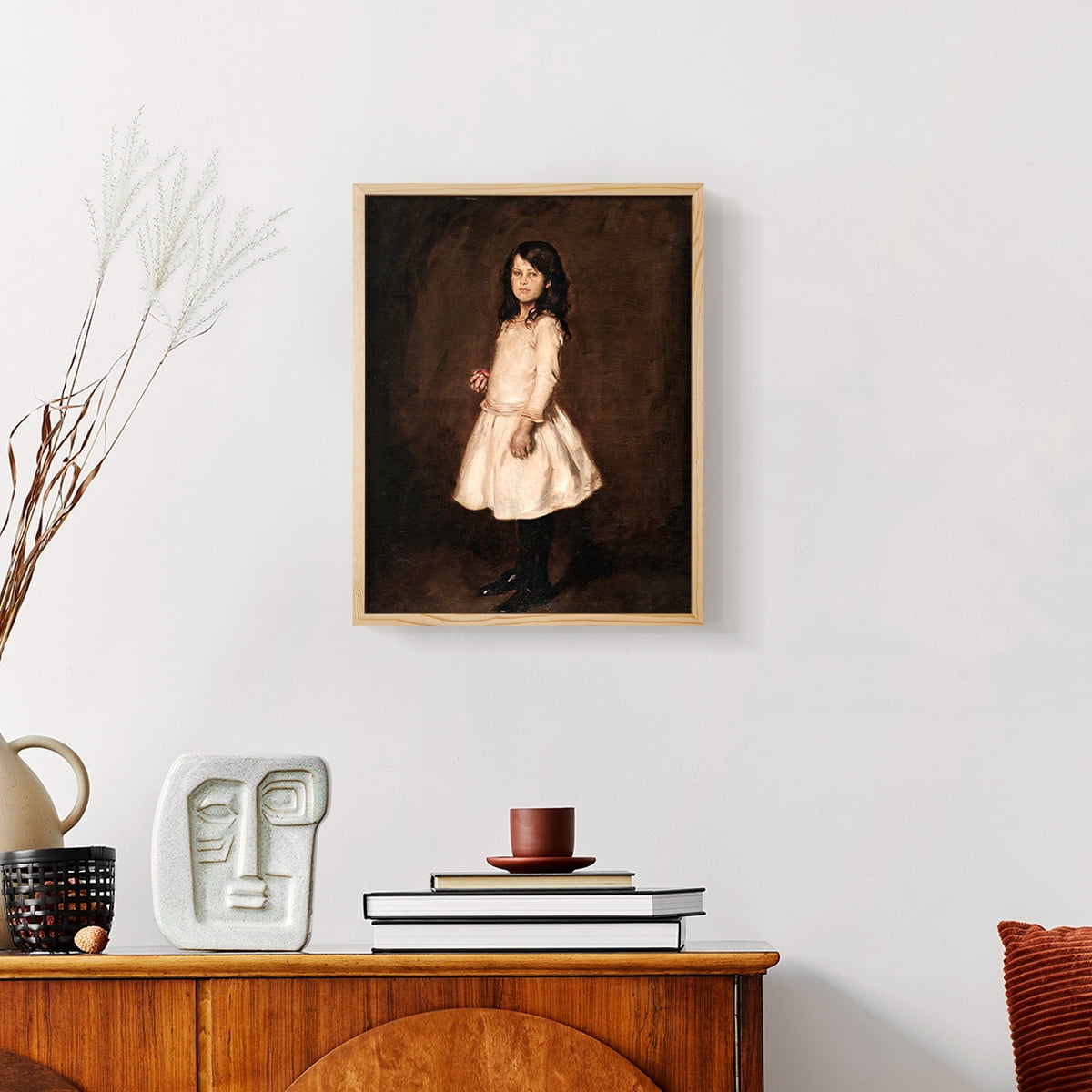 Vintage Animal Print XLIII - 10in. x 8in. Vintage Framed Print in Natural Wood Frame