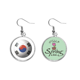 thumbnail image 1 of Copa Mundial de fútbol de bandera nacional de Corea Colgante decorativo temporada pendientes de primavera joyas Unbranded M, 1 of 3