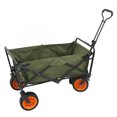 thumbnail image 4 of Carro de Camping Carro de Camping Plegable portátil Carro de Gran Capacidad con Soporte de Carga Fuerte con Rueda Universal Verde, 4 of 14