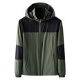 thumbnail image 1 of Fankiway Men'S Detachable Cap Wearable Zipper Casual Warm Jacket, 1 of 4