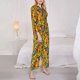 thumbnail image 3 of Balery Dancing African Women Conjunto de Pijama con Estampado para Mujer, Conjunto de Dos Piezas con Manga Larga, Ropa de Dormir Suave con Bolsillos, Pijamas Cómodos-X-Large, 3 of 7