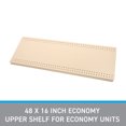 thumbnail image 3 of SSWBasics 48 x 16 inch Economy Upper Shelf for Economy Gondola Units, 3 of 7