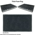 thumbnail image 4 of Luxurious Woven Cotton Cushioned Thiclk Kitchen Mat Rug - Anti-Fatigue, Anti-Skid - 18''x30'', 4 of 5