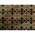 thumbnail image 4 of oneOone Cotton Poplin Fabric Ethnic Geometric Flame Stitch Print Sewing Fabric BTY 56 Inch Wide, 4 of 4