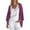 Purples, variant on Women's 3/4 Sleeve Open Front Cardigan, Lightweight Casual Loose Tops, Beach Vacation Outfits