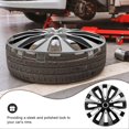 thumbnail image 2 of CUITING Automotive Wheel Tire Cover Hubcaps Wheel Cover Wheel Rim Cover Hubcap Replacement Car Truck Hub Cap 15 Inch, 2 of 6