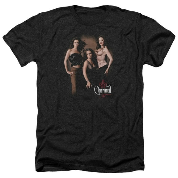 Charmed - Three Hot Witches - Heather Short Sleeve Shirt - Large