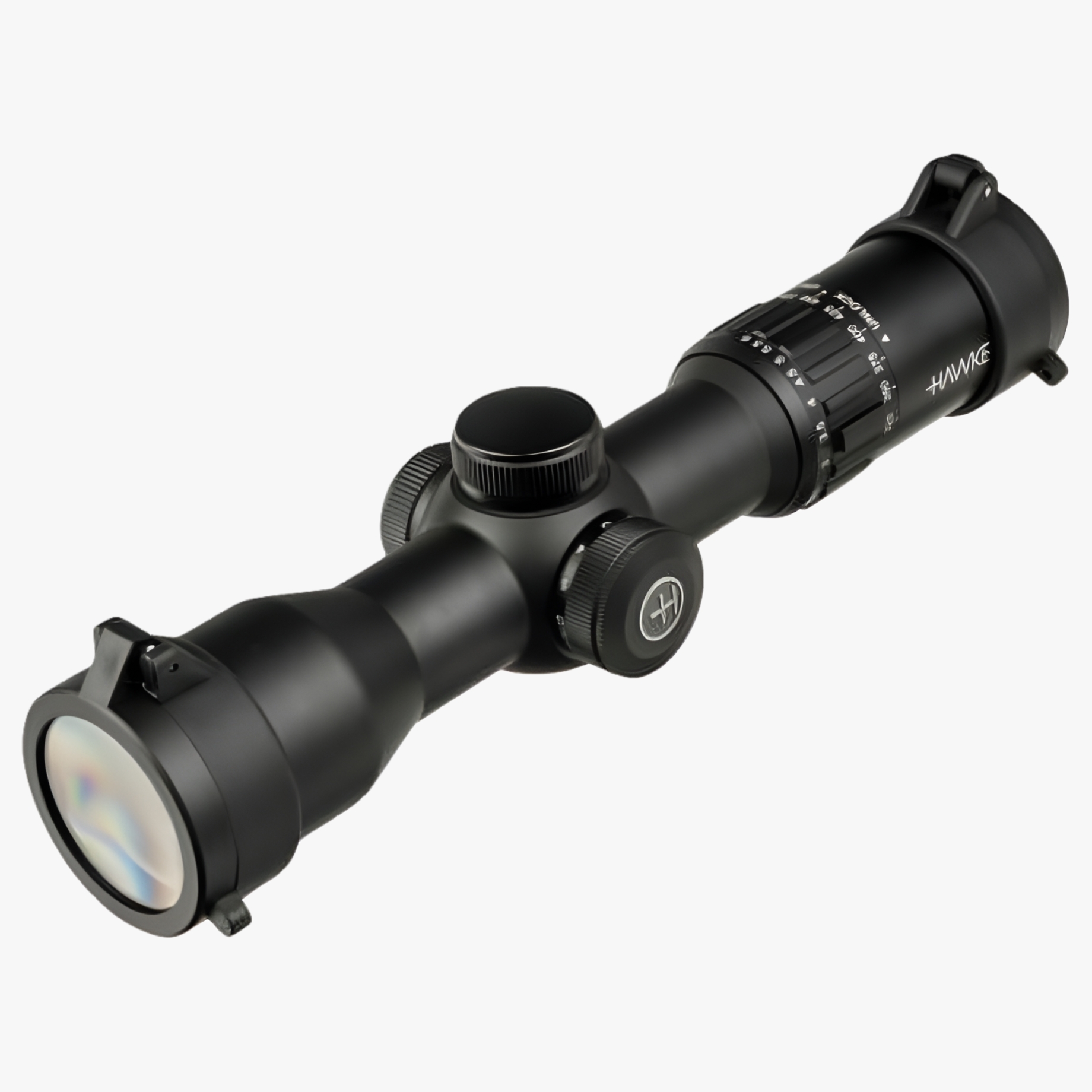 Hawke XB30 1.5-6x36 30mm Compact Crossbow Scope w/ Illuminated XB30 SR Reticle, Matte Black - 12226