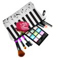 thumbnail image 3 of Toiletry Bags Musical Instrument Print Multipurpose Portable Hanging Ring Lightweight Cosmetic Handbag for Vacation, 3 of 8