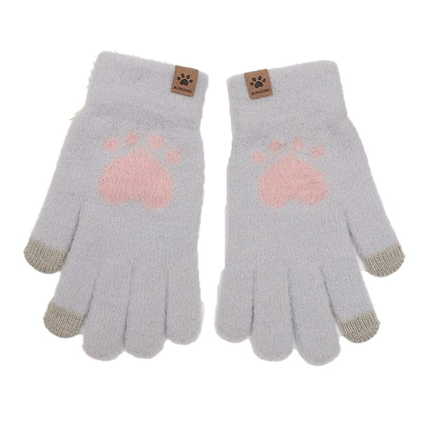 Guantes cálidos de invierno para mujer,Guantes de invierno MFZFUKR CPB-CJZ300-4