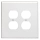 thumbnail image 1 of Receptáculo para dispositivos dúplex Wallplate Leviton de 2 elementos, blanco, 1 of 1