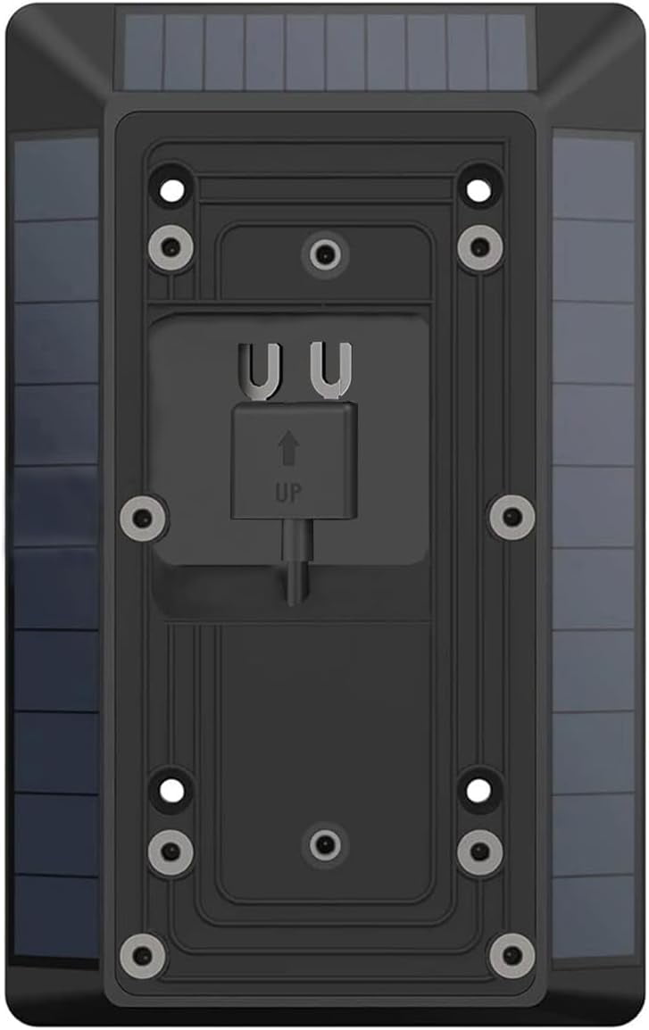 dosili Solar Charger - Compatible R,ing Video Doorbell 3, Video Doorbell 3 Plus, Video Doorbell 4, Battery Doorbell Plus, Battery Doorbell Pro