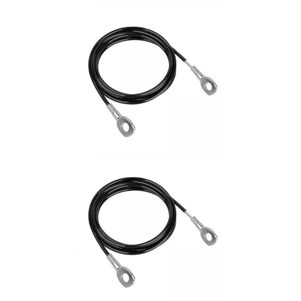 2 piezas de material acero de resistencia Fitness polea Cable sistema bíceps tríceps entrenamiento fuerza entrenamiento ejercicio gimnasio en hogar shamjiam Cable de polea de bricolaje de fitness
