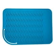 thumbnail image 2 of 2 Pieces Salon Hair Straightener -resistant Silicone Mattenauflage Blue, 2 of 8