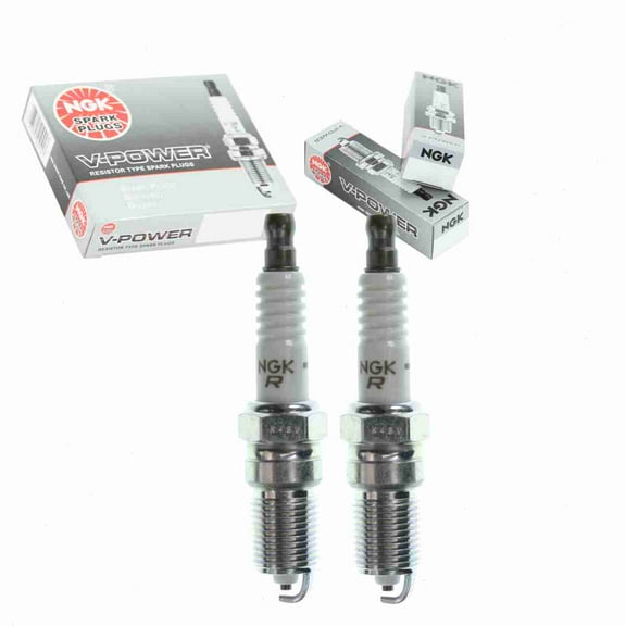 2 pc NGK 4177 V-Power Spark Plugs for 103 103DP2 5048 7566 7567 AR103 AWSFA12C BN9Y E3.53 HR6D HR6DC HR6DS HR7DC SP494 T20NR-U11 Ignition Wire Secondary Fits select: 1999-2003 FORD F150