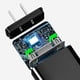 thumbnail image 3 of Cargador AC CHOETECH 2 x USB-A 2.2Amp Universal con display LED, 3 of 4