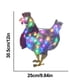 thumbnail image 2 of Bufanda, Luces Decorativas, Escultura De Jardín Plana, Adornos De Pollo Para Césped, Decoraciones Navideñas Yuarrent HA042677-04, 2 of 4