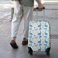 thumbnail image 3 of Blue Toned Dinosaur Pattern Luggage Cover Fashion Suitcase Cover Baggage Covers Fit 25-28 Inch Luggage (Go Travel), 3 of 5