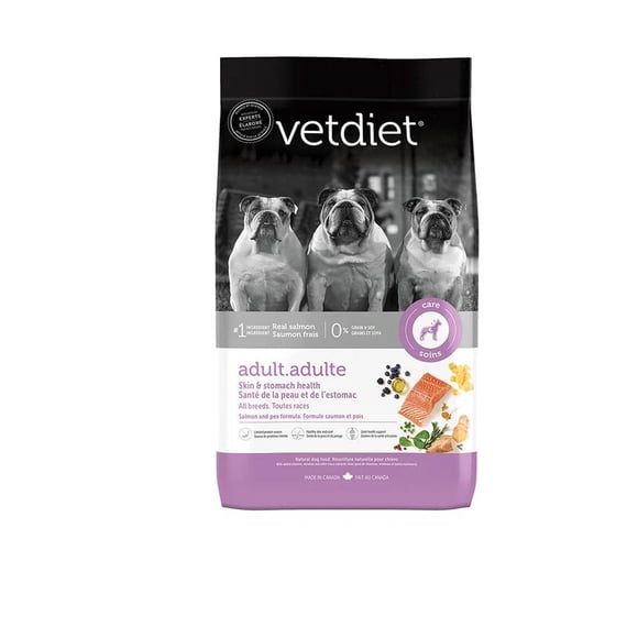 Vetdiet, Adult - Skin & Stomach - Salmon & Peas - Dry Dog Food, 5.9kg