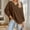 Khaki plus size pullover tops for women a1, variant on thefmos Plus Size Long Sleeve Pullover Tops for Women Crewneck Sweatshirts Loose Fit Casual Blouses Fall Winter Fashion Comfy Tunic Tops Trendy Tees Clothes, Gray L