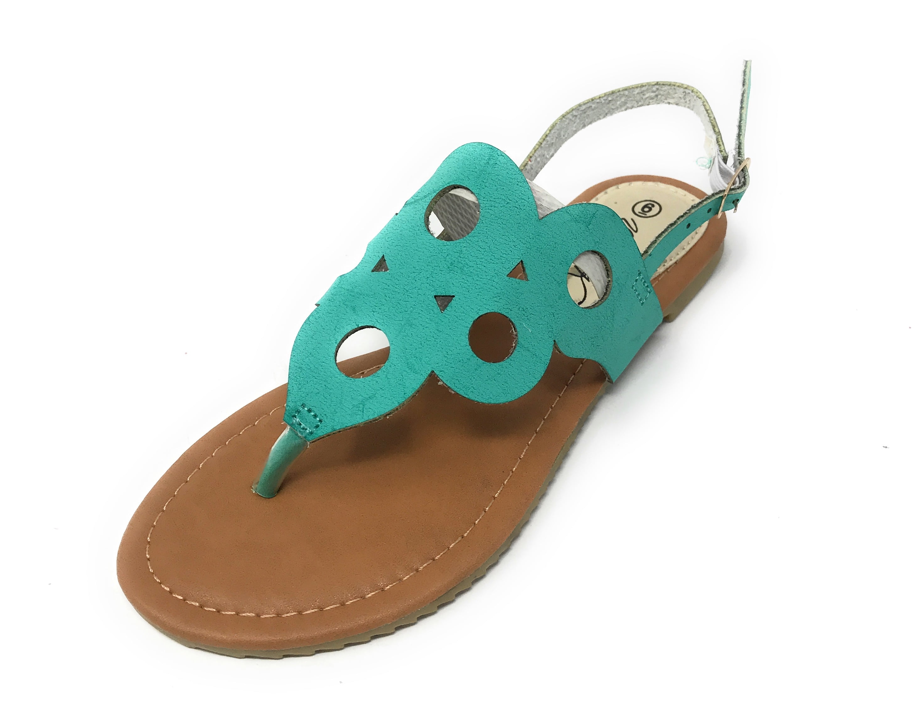 Victoria K Circular Perforated Design Sandals (Women)