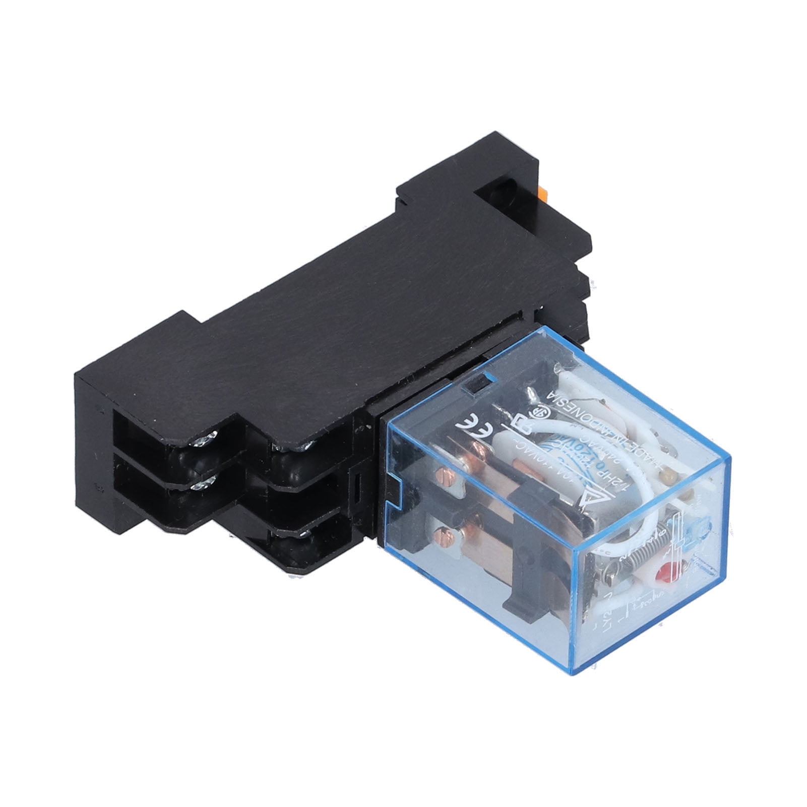 ANGGREK LY2NJ 8 Pins Power Relays with Socket Base Indicator Light for Motors