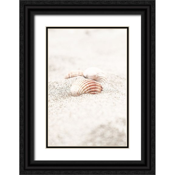 Artographie Studio 23x32 Black Ornate Wood Framed with Double Matting Museum Art Print Titled - Beach 013