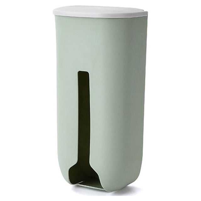 Home Wall-mounted Hanging Kitchen Bathroom Plastic Garbage Bag Storage Rack Box Kitchen Tool