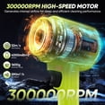 thumbnail image 4 of Soplador de hojas inalámbrico SakerPlus 300000RPM con 2 baterías de 4,0 Ah, 4 of 7