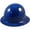 Blue, variant on MSA Skullgard Full Brim Hard Hat with FasTrac III Ratchet Suspension - White