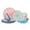Gradient Color-12 Pieces, variant on Ceramic Dinnerware Sets For 6  24 Piece Plates And Scratch Resistant Dishes Set-dishwasher &wave Oven Safe Vintblue A