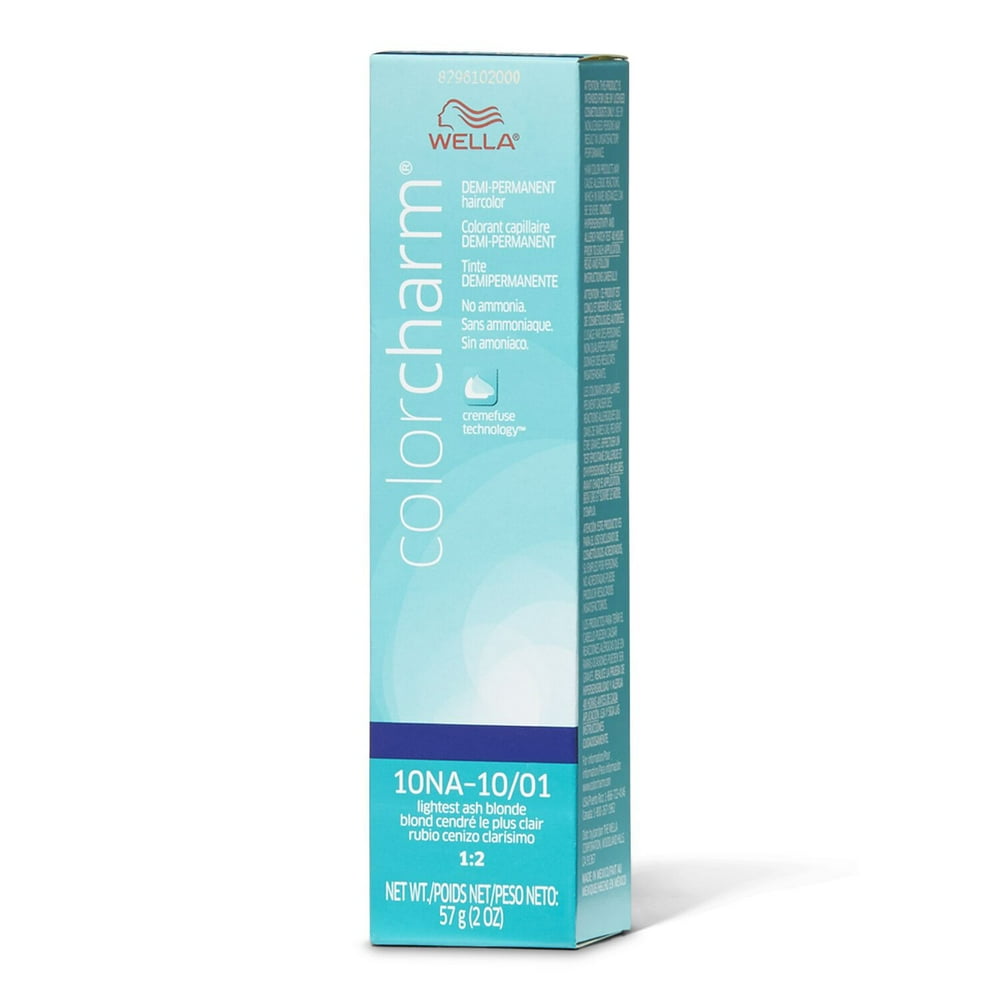 Wella - Wella COLOR CHARM, HAIR COLOR Demi-Permanent Haircolor, 10NA-10