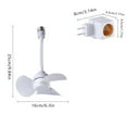Clip on Fans for Beds with Long Cords Tent Fans for Growing 8 Mini