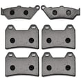 thumbnail image 2 of KMG Front + Rear Brake Pads Compatible with 2007 Victory Hammer S - Non-Metallic Organic NAO Brake Pads Set, 2 of 4