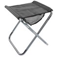 thumbnail image 4 of Outdoor Portable Folding Stool Aluminium Alloy Train Painting Camping Folding Stool Plus Size Silver Grey, 4 of 5