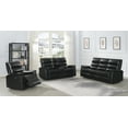 thumbnail image 3 of Dario Collection Glider Recliner in Sleek Black Leatherette, 3 of 3