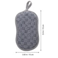 thumbnail image 2 of Sponge Kitchen Cleaning Sponges Scrubber Dish Pad Scrub Dishwashing Bathroom Scrubbers Loofah Scouring Scrubbing Pads, 2 of 8