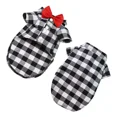 thumbnail image 2 of Sueter Con Moño De Cuadros Para Perro Ropa, 2 of 5