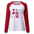 thumbnail image 3 of Pompotops T-shirt à Col Rond pour Femmes Manches Longues Décontracté Ample, 3 of 6
