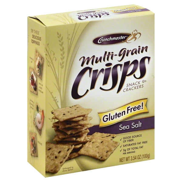 Crunchmaster MultiGrain Sea Salt Crisps Crackers, 3.54 Oz. Walmart
