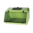 thumbnail image 1 of Flynix Clear View Turtle Tank Aquarium Feeding Box with Easy Clean Drain Hole for Water green, 1 of 10