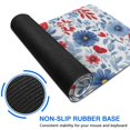 thumbnail image 6 of Long Mouse Pads for Desk,Pioneer Flower Floral Print Pattern Desk Mats on Top Of Desks, Desk Mouse Pad Extra Large with 3mm Non-Slip Base and Stitched Edge for Gaming,Office,Work,Home 35.4"x15.7", 6 of 6