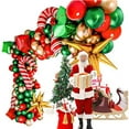 thumbnail image 4 of Christmas Balloon Arch Green Gold Red Box Candy Balloons Garland Cone Explosion Star Foil Balloons, 4 of 8