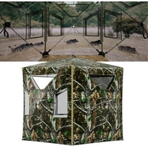 Hunting Blind, 2 Person Pop Up Blinds 360/270 Degree See Through,3-4 Portable Person Hunting Ground Blinds for Deer