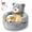 Grey, variant on Teddy Bear Dog Bed with Arms, 2026 New Soft & Comfortable Plush Cuddler Bed, Washable Pet Bed with Removable Non-Slip Zipper Cover, Cozy Fluffy Puppy Bed for Small Dogs & Puppies (Brown,L: 21.6in)
