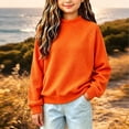 thumbnail image 3 of Mitankcoo Girls Waffle Knit Sweater Long Sleeve Raglan Pullover Top Loose Warm Casual Knitwear for Fall Winter, 3 of 5