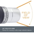 thumbnail image 3 of Ocular Celestron Omni, 4 mm, diseño Plossl, barril de 1.25 pulgadas, 3 of 6